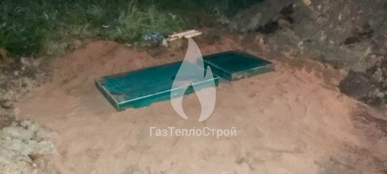 Изображение установленного септика Тверь 0,75ПН